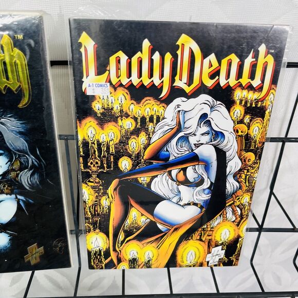 LADY DEATH II Between Heaven Hell 1-4 Lot #1 Chromium 2-4 (Chaos 1995) key - Picture 4 of 6